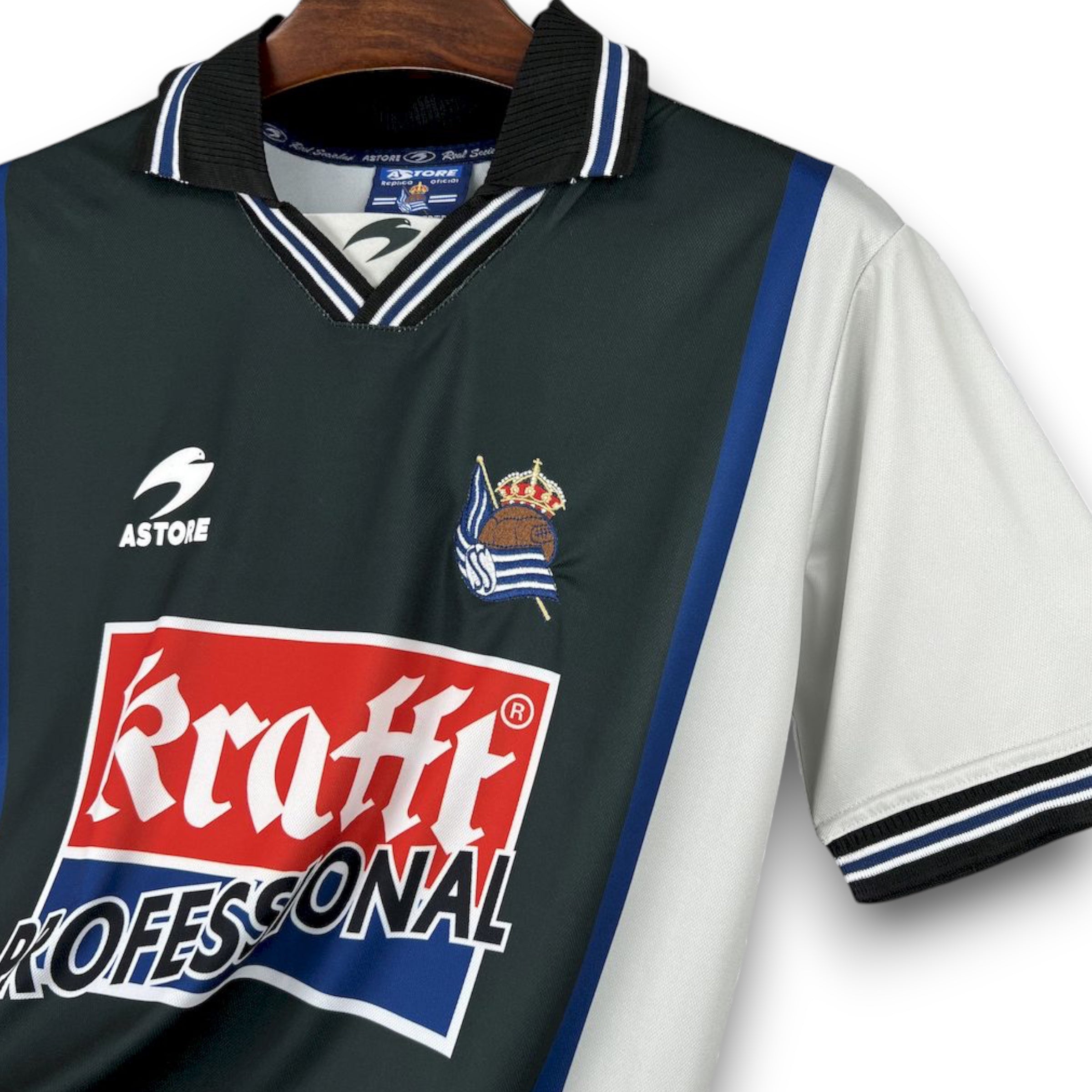 Camiseta Real Sociedad 2000-2002 Visitante manga corta para adulto - Imagen 2