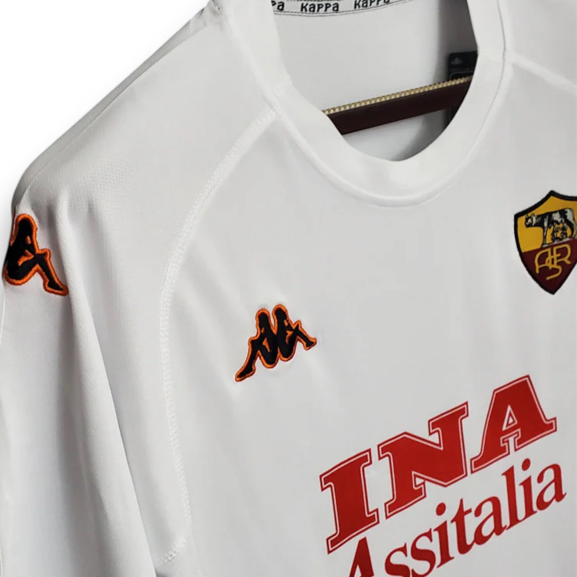 Camiseta AS Roma 2000-2001 Visitante manga corta para adulto - Imagen 3