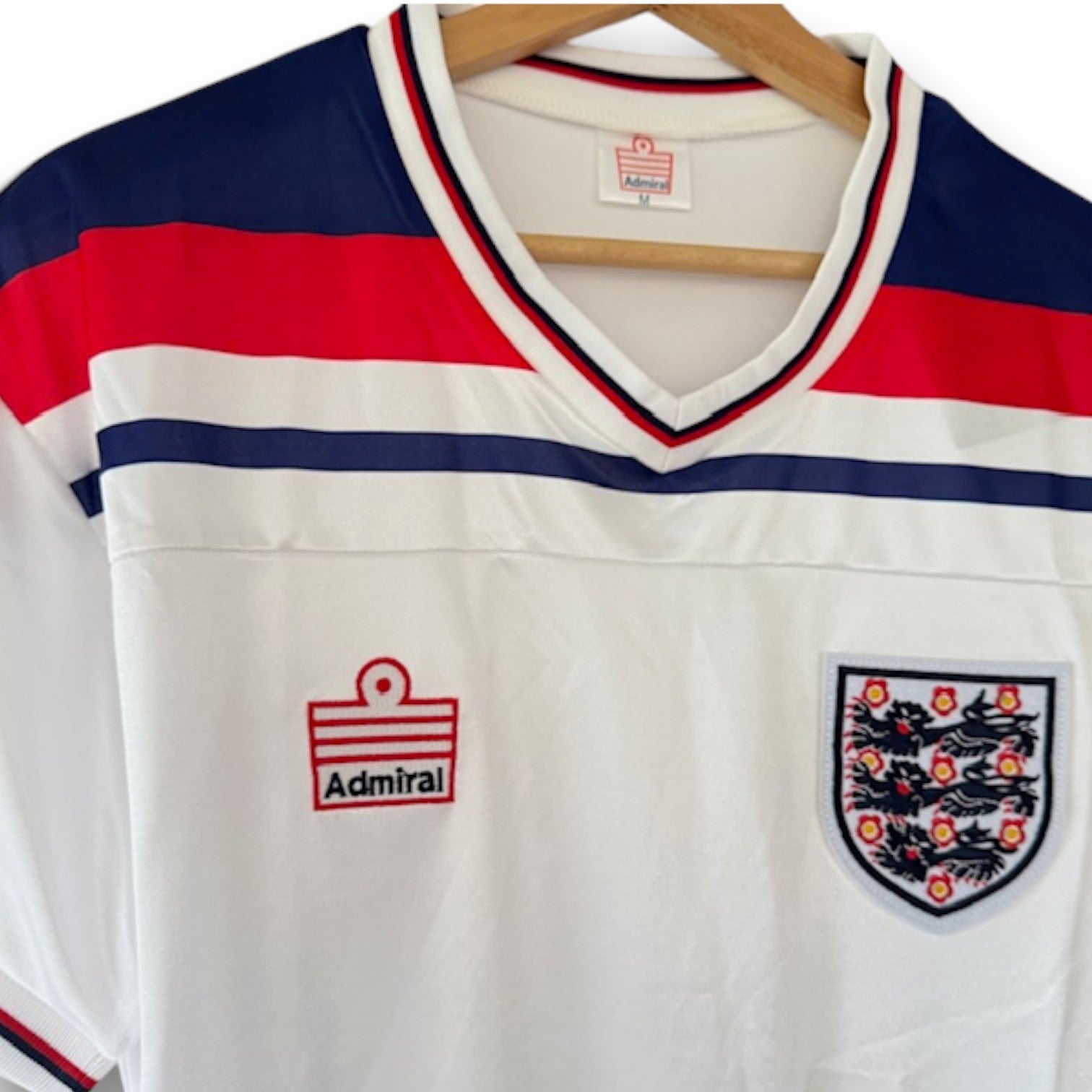 Camiseta Inglaterra 1980 Local manga corta para adulto - Imagen 3
