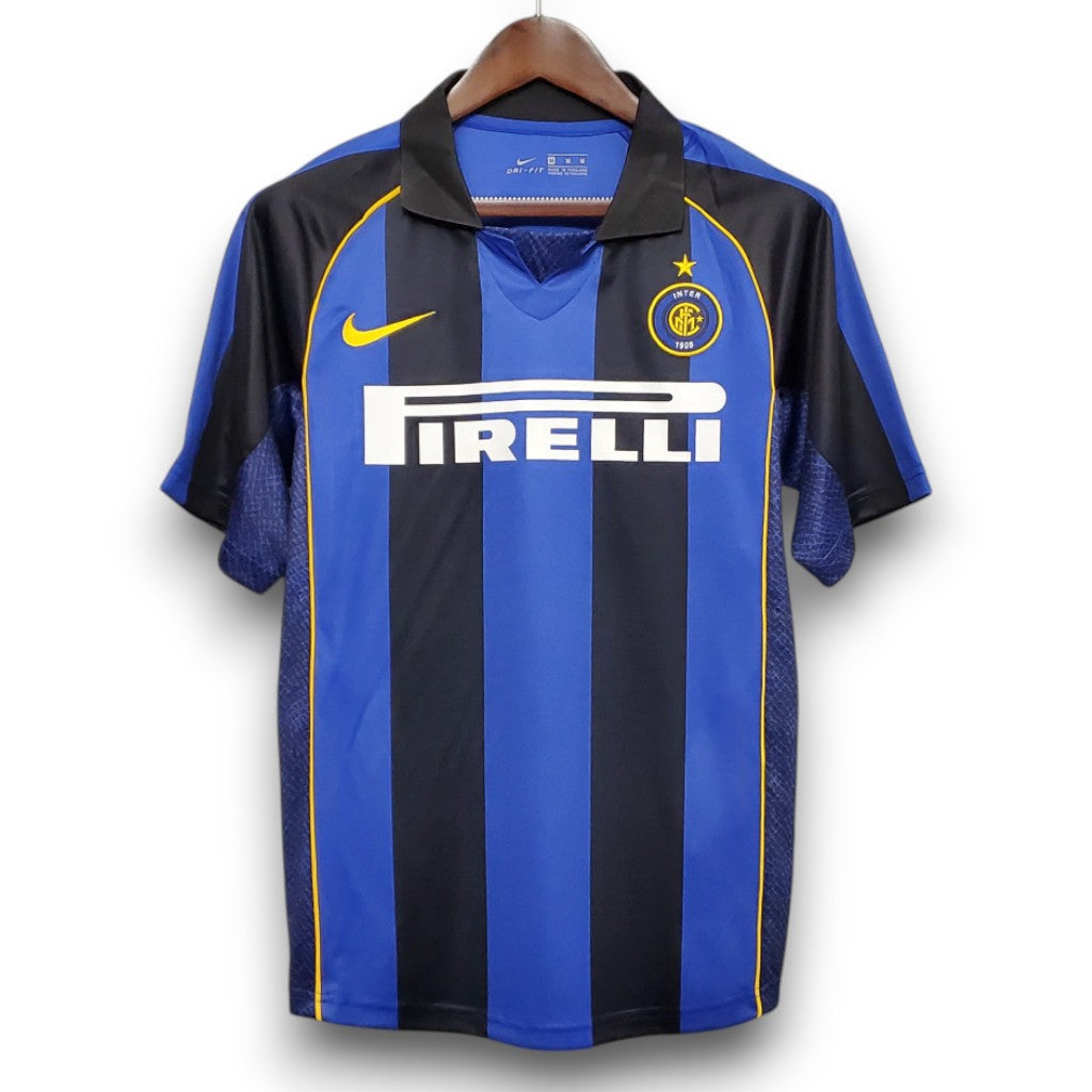 Camiseta Inter de Milán 2001-2002 Local manga corta para adulto