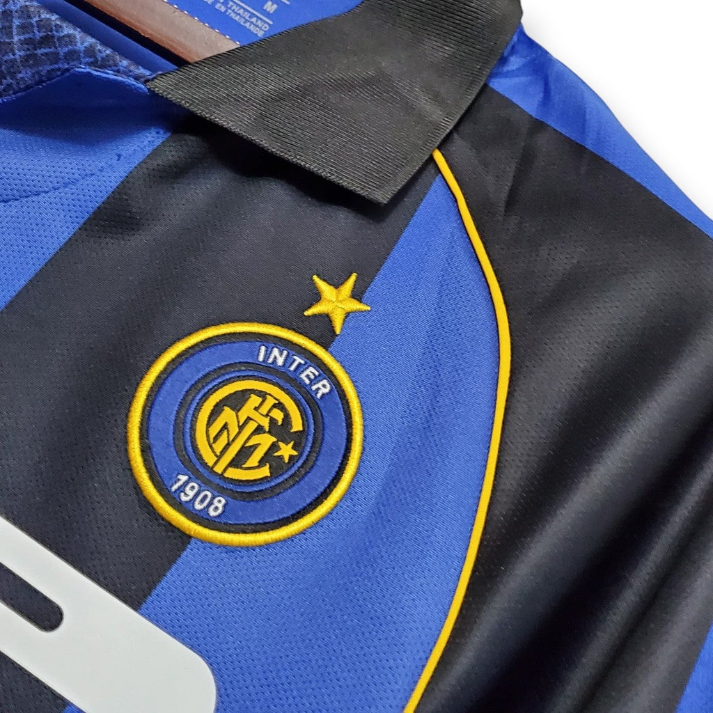 Camiseta Inter de Milán 2001-2002 Local manga corta para adulto - Imagen 2