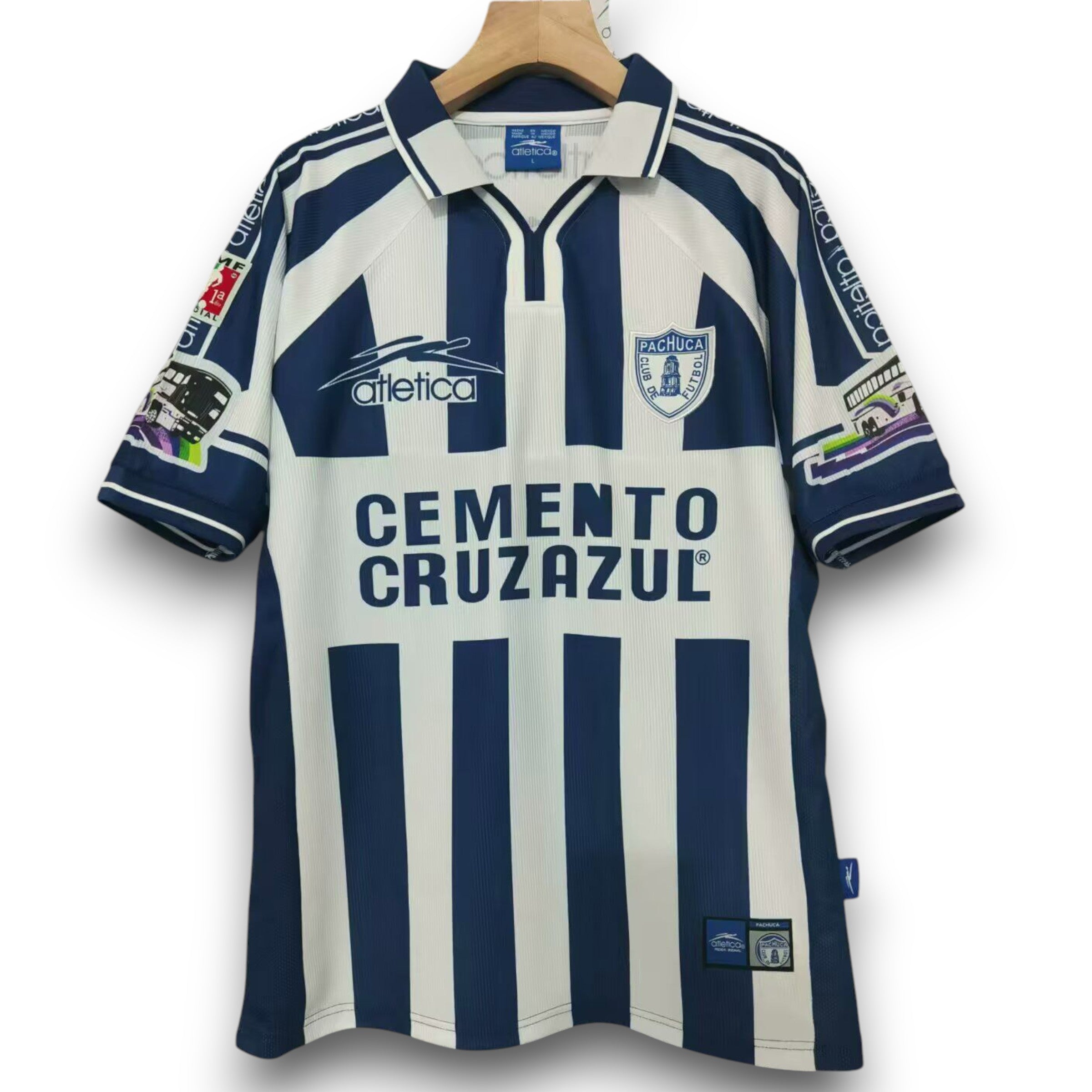 Camiseta Pachuca 1999-2000 Local manga corta para adulto