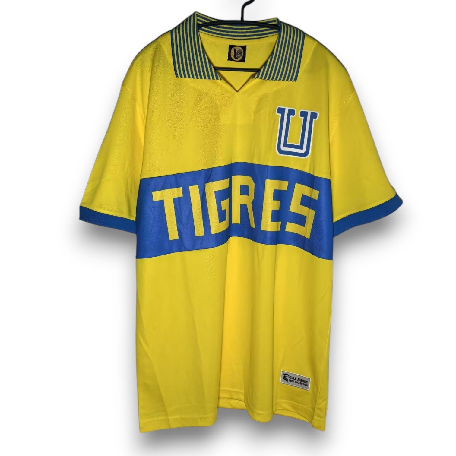 Camiseta Tigres 1979-1980 Local manga corta para adulto