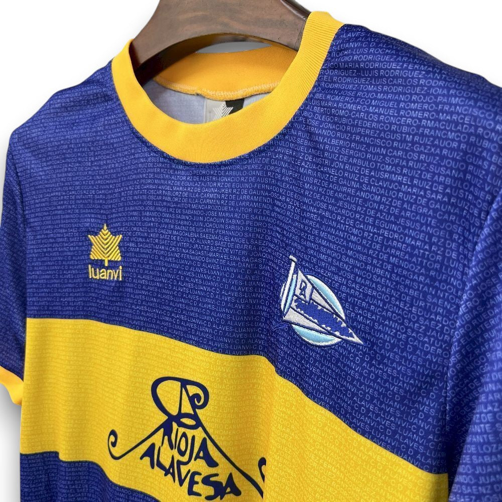 Camiseta Alavés 2000-2001 Final UEFA manga corta para adulto - Imagen 4