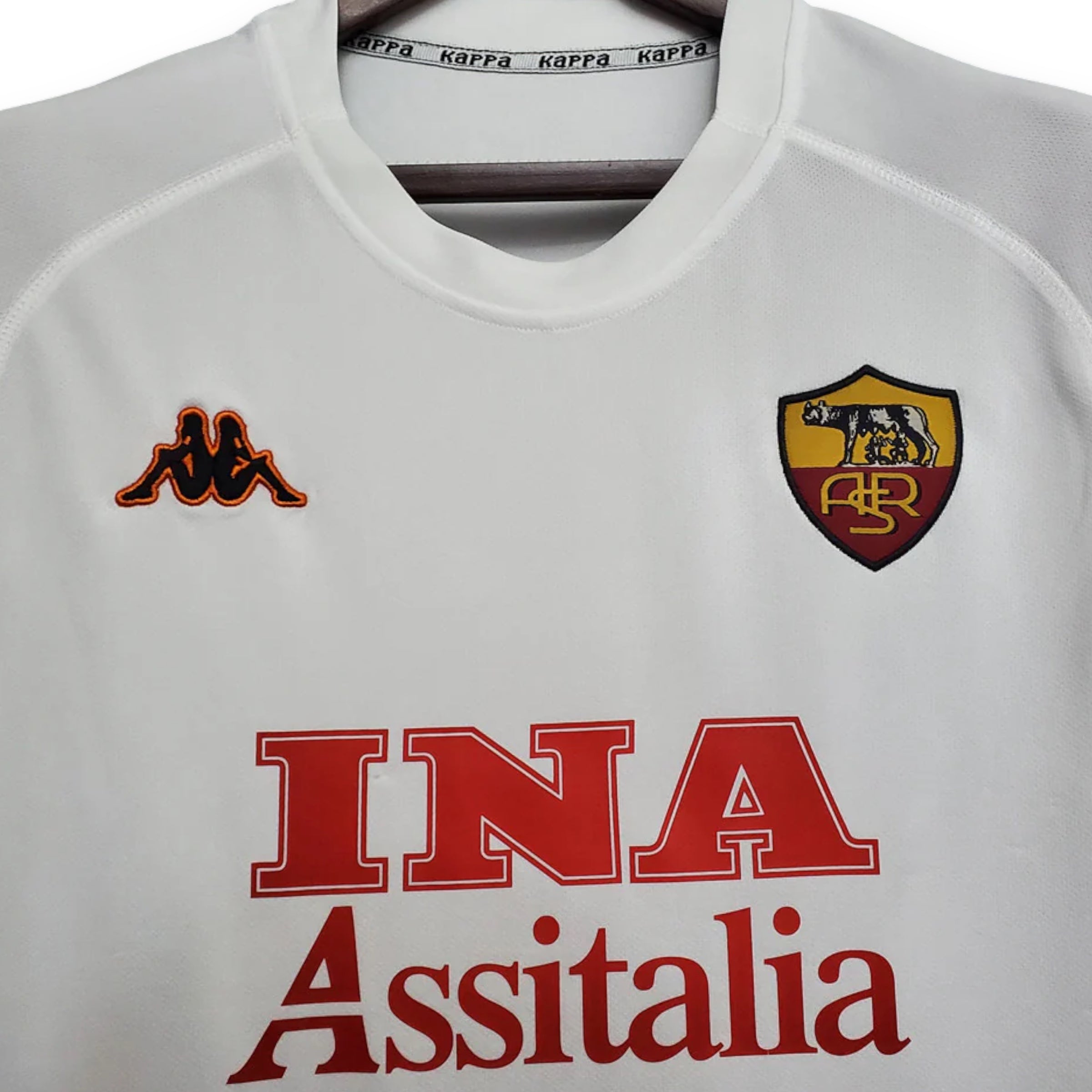 Camiseta AS Roma 2000-2001 Visitante manga corta para adulto - Imagen 2