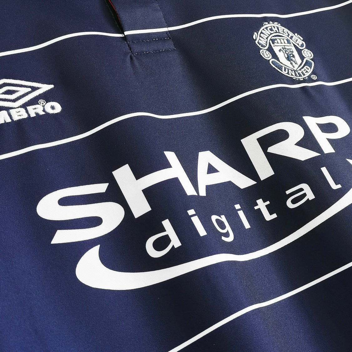 Camiseta Manchester United 1999-2000 Visitante manga corta para adulto - Imagen 5