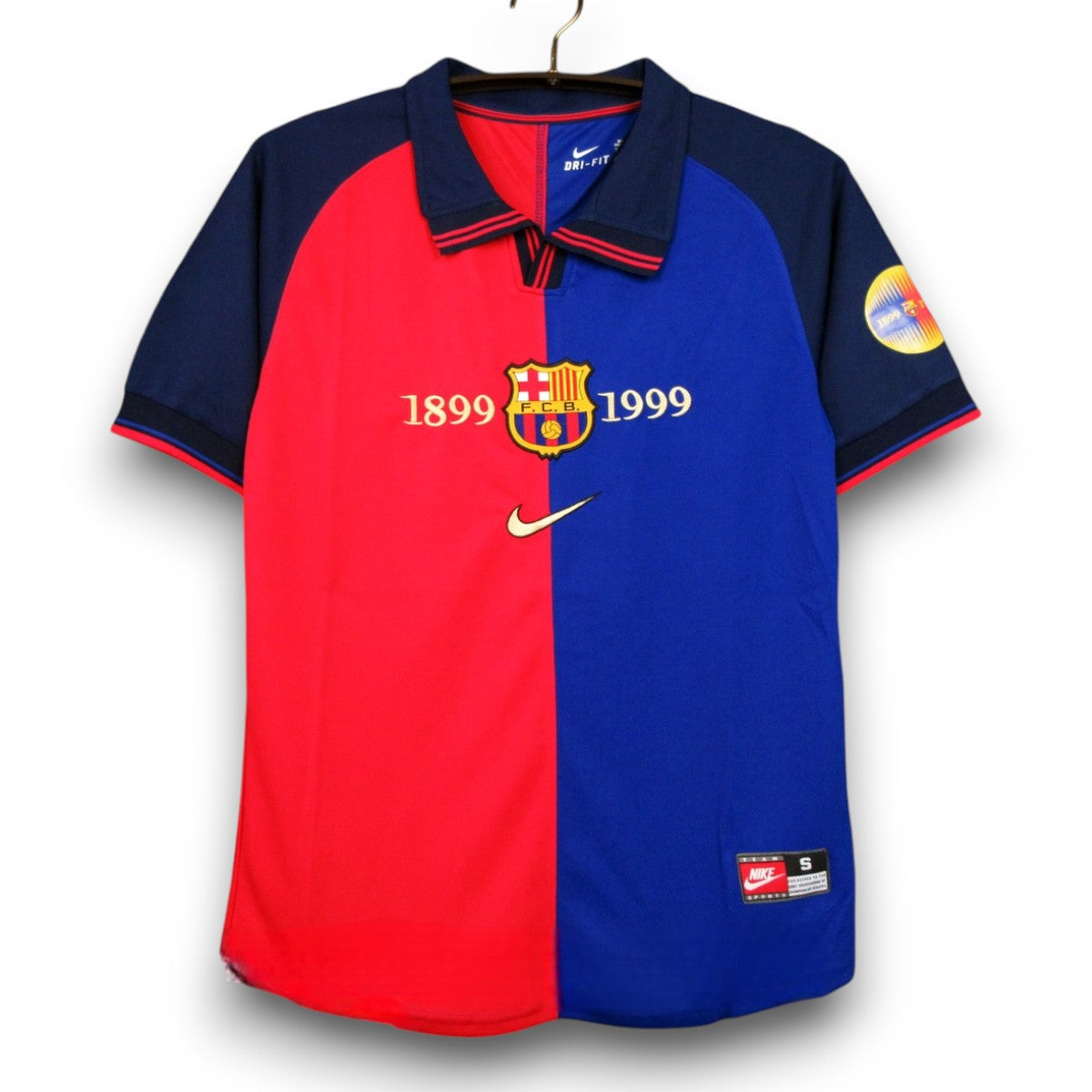Camiseta Barcelona 1999-2000 Local manga corta para adulto