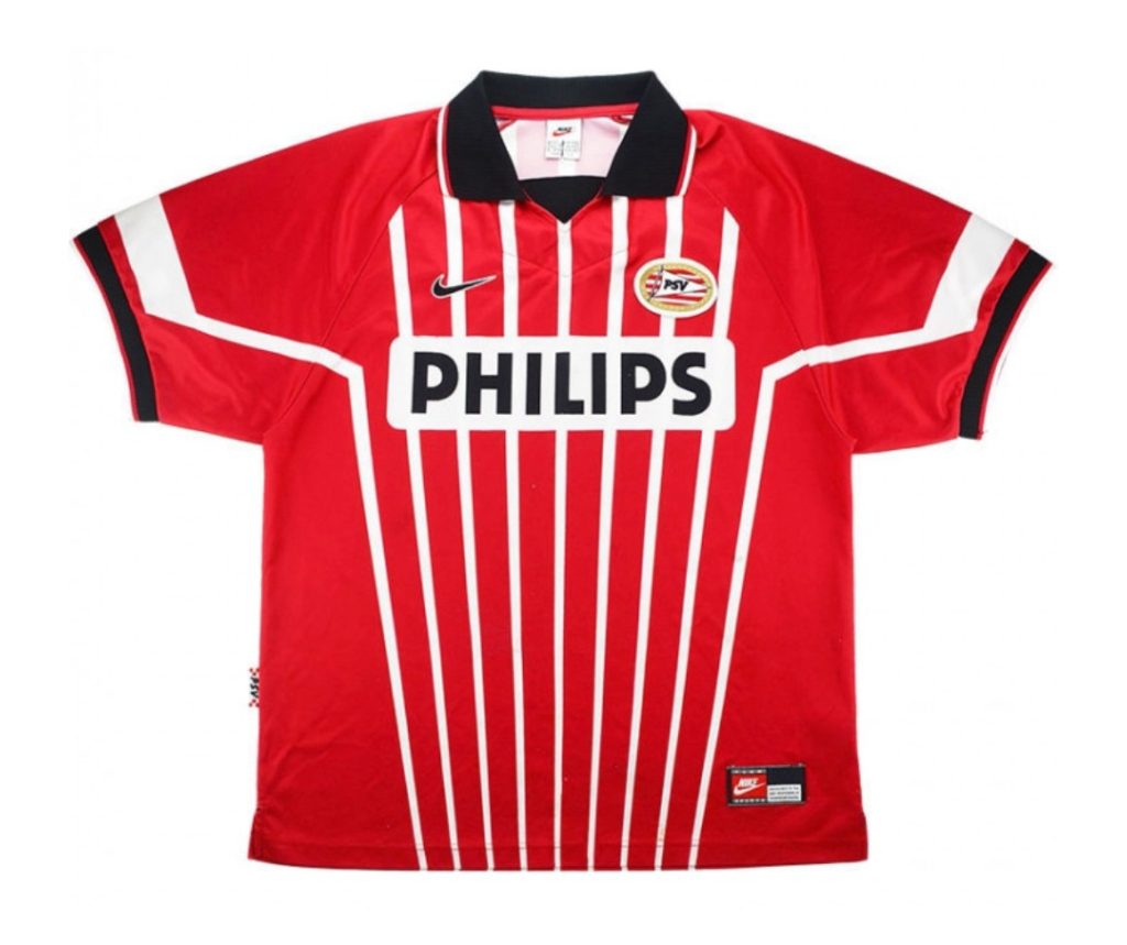 Primera equipación de PSV 97-98