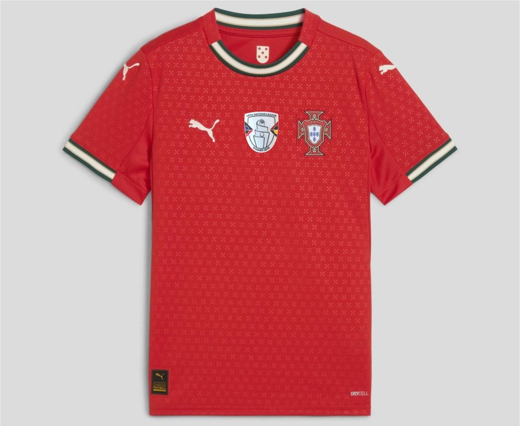Primera equipación de Portugal 2025/2026