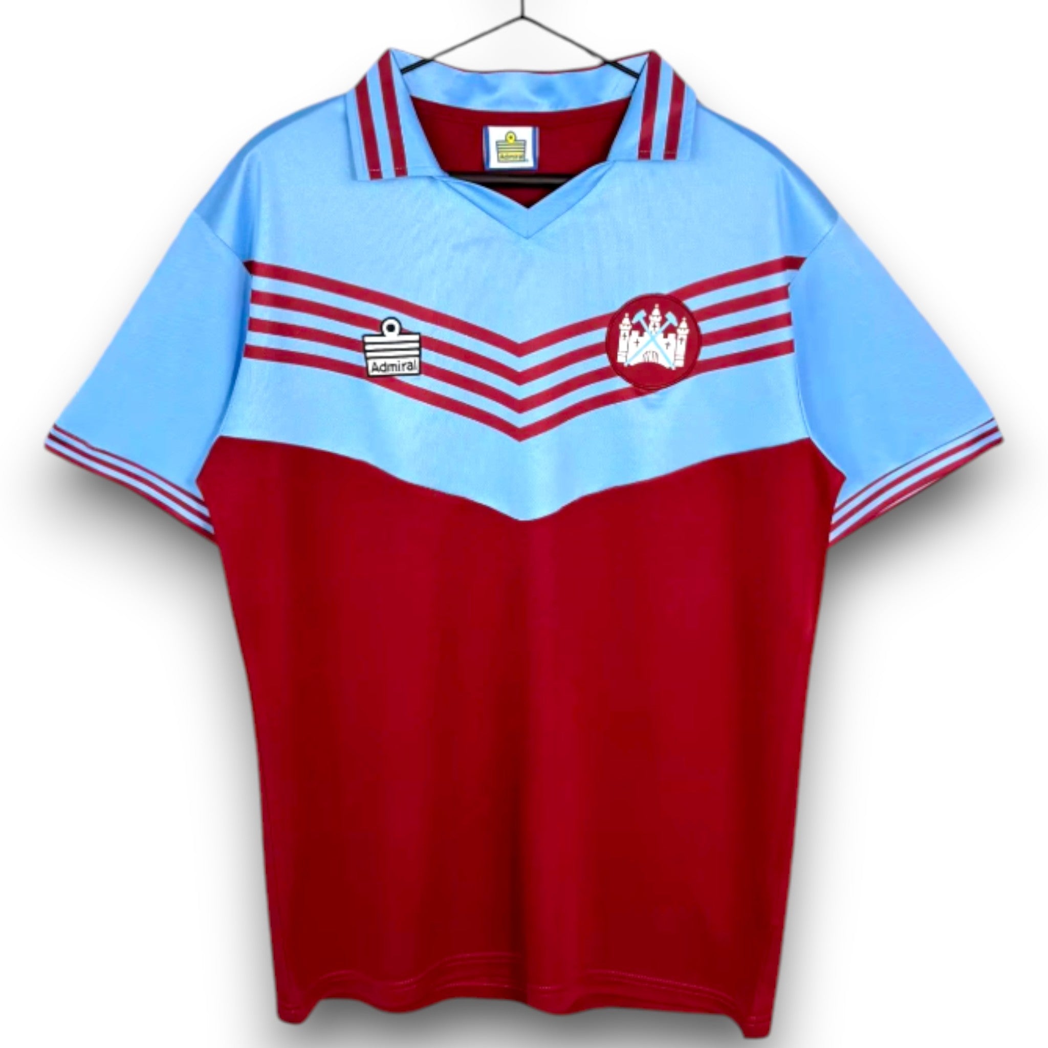 Camiseta West Ham 1976-1980 Local manga corta para adulto