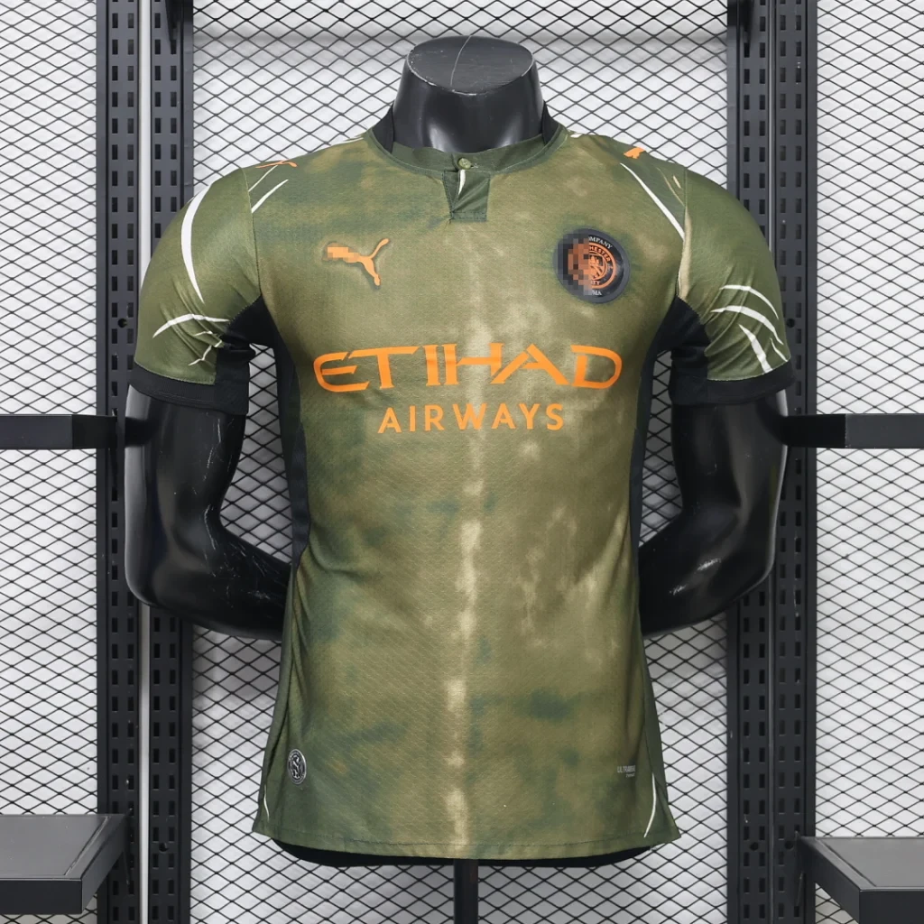Camiseta Manchester City 2026-2027 Verde Cuarta Equipacion Versión Jugador