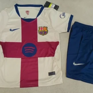 Conjunto Niño beige FC Barcelona 2026-2027 Cuarta equipacion