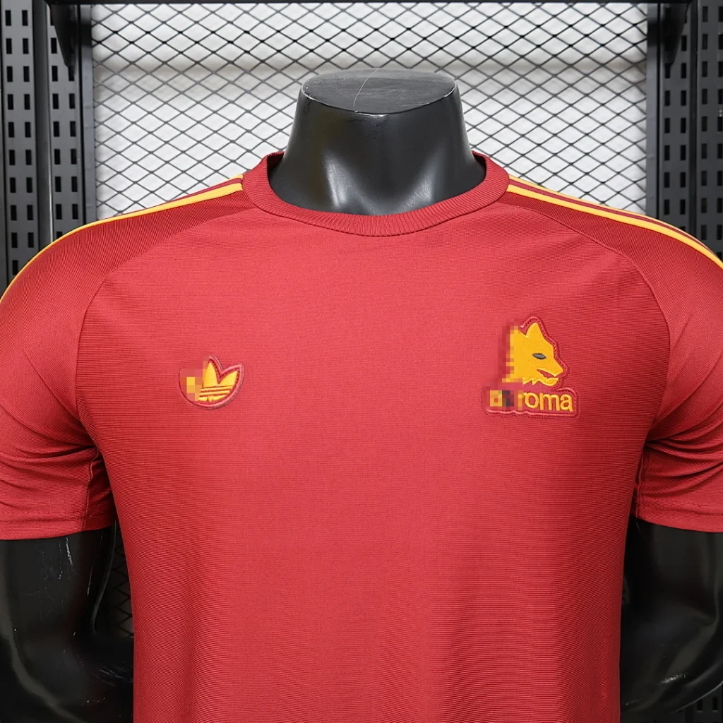 Camiseta roja AS Roma 2026-2027 edición especial versión jugador - Imagen 3