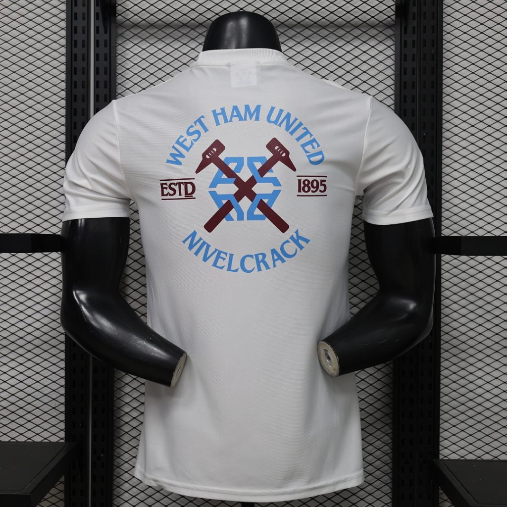 Camiseta Casual West Ham 2026-2027 Blanco Edicion especial Version Jugador