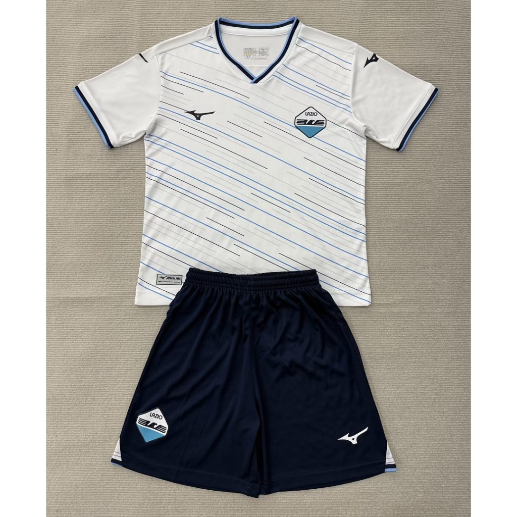 Conjunto niño Lazio 2026-2027 blanco/Azul Segunda equipacion