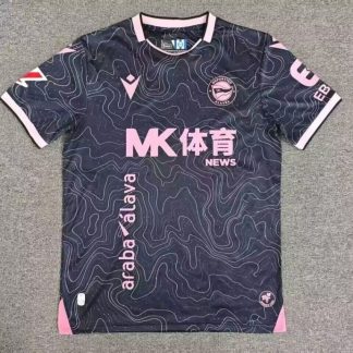 Camiseta Alaves 2026-2027 Negro Segunda Equipacion Version Fan