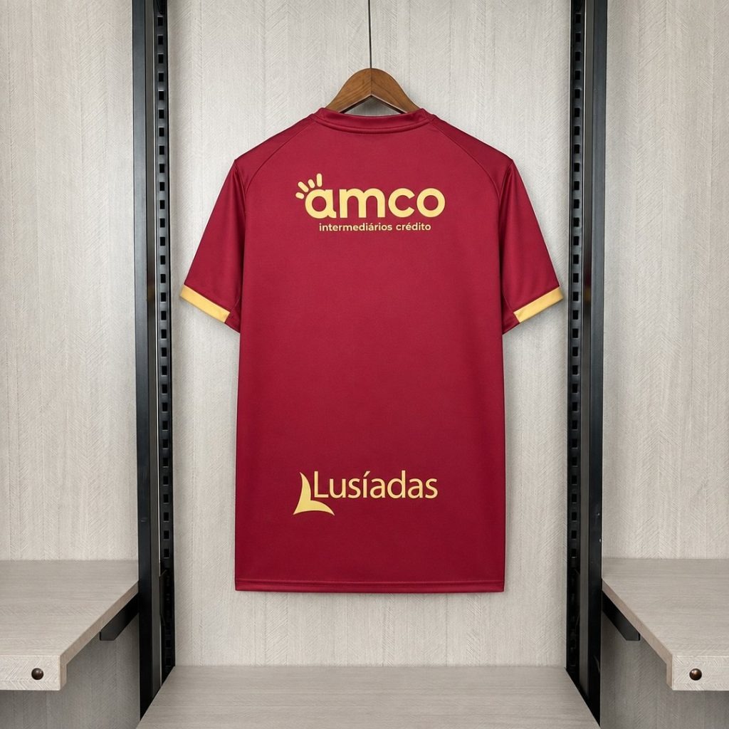 Camiseta Roja Braga 2026-2027 Segunda Equipacion Version Fan - Imagen 2