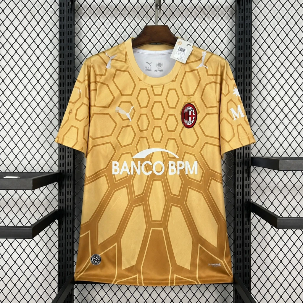 Camiseta Portero AC Milan 2026-2027 Dorado versión Fan