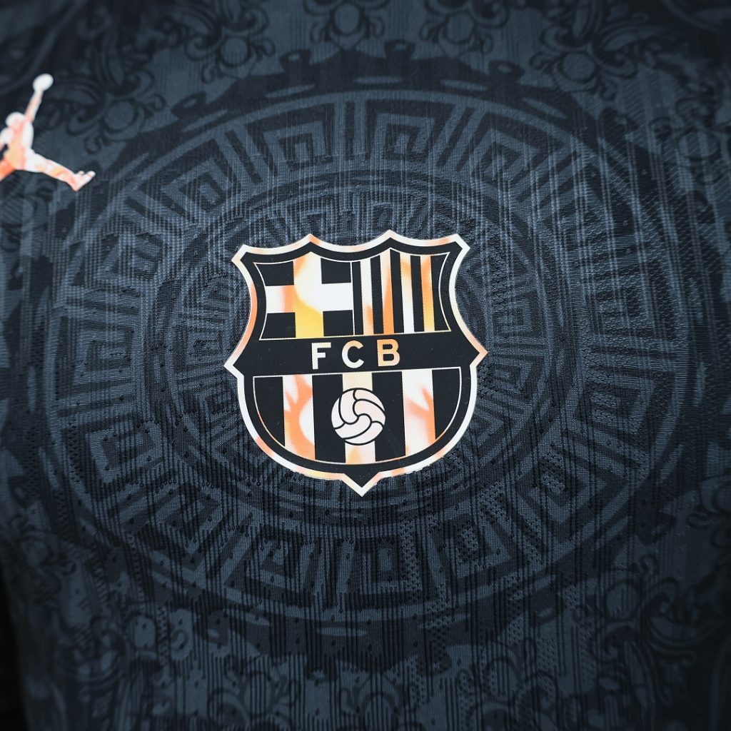 Camiseta FC Barcelona 2026-2027 Negro X jordan Edicion Epecial Version Jugador - Imagen 5