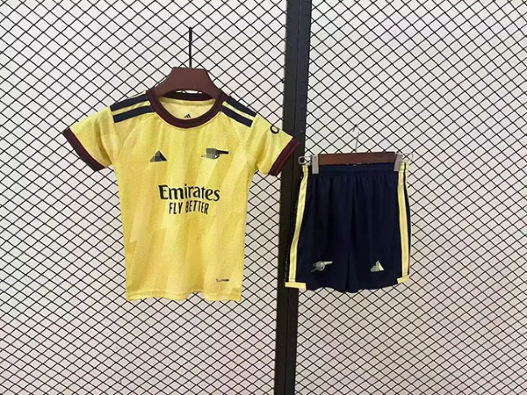 Conjunto Niño Arsenal 2026-2027 Amarillo Tercera equipacion