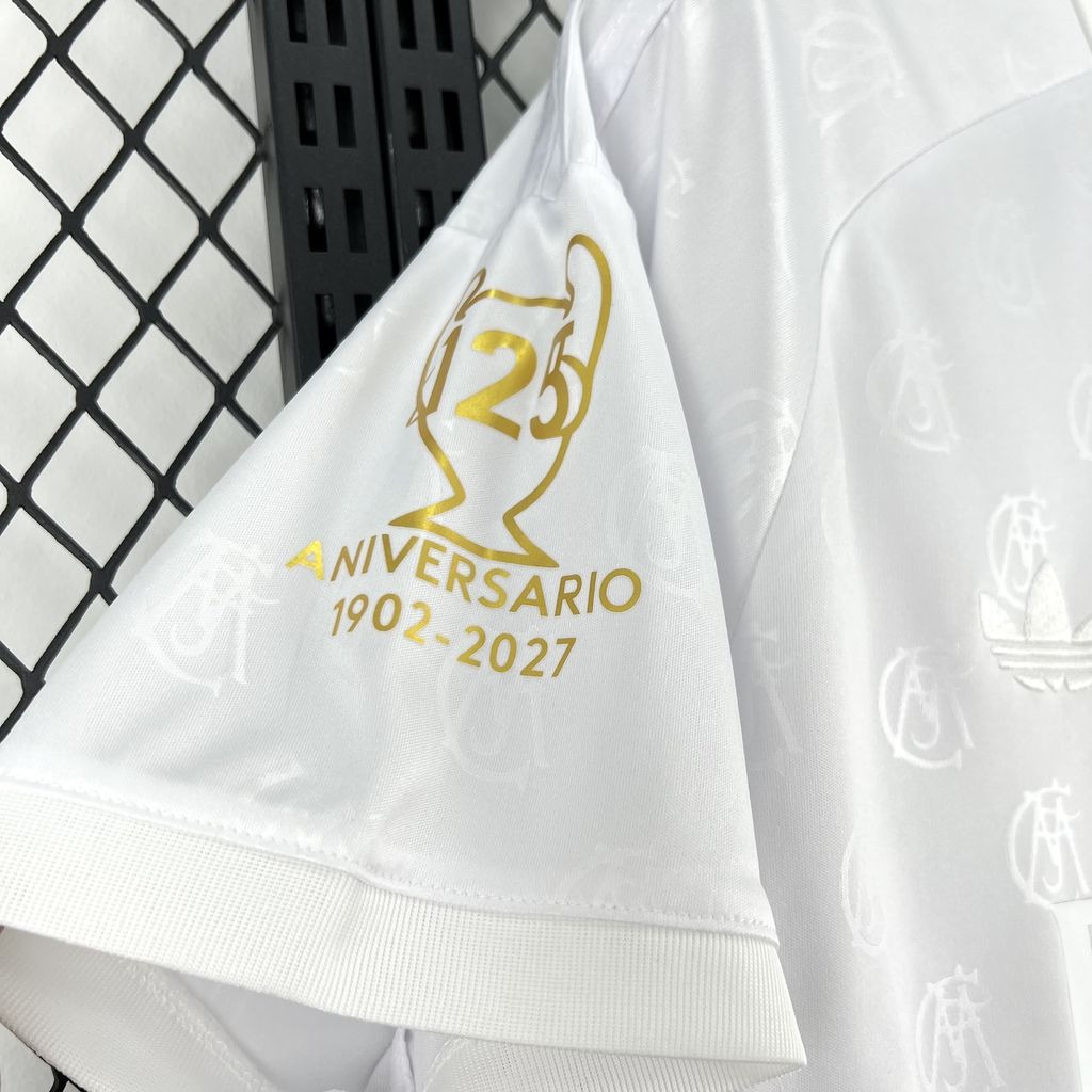 Camiseta Real Madrid Anniversario125th 2026-2027 Blanco Version Fan - Imagen 4