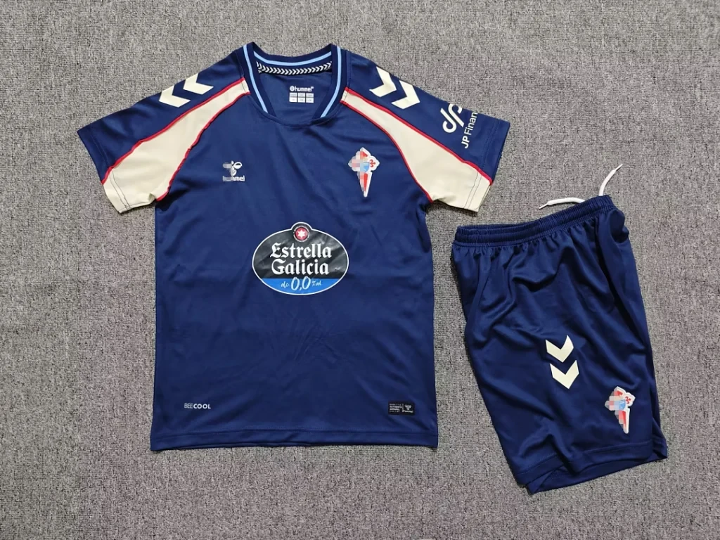 Conjunto Niño Celta de Vigo azul 2026-2027 segunda equipacion
