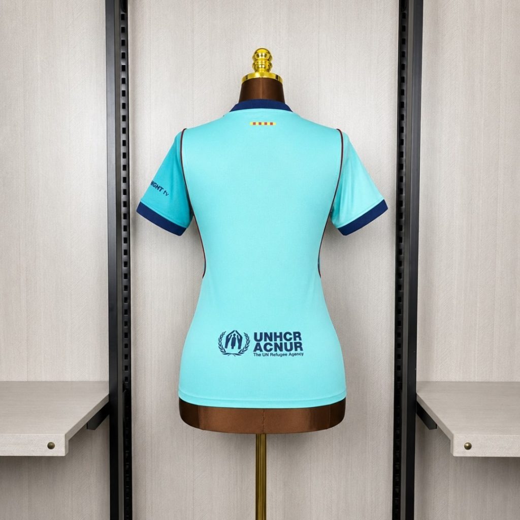 Camiseta Mujer FC Barcelona Turquesa 2026-2027 Tercera Equipacion Version fan - Imagen 2