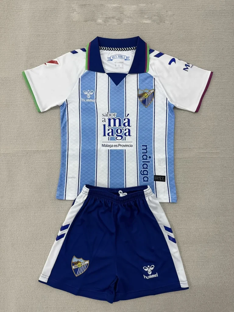 Conjunto Niño Malaga CF 2026-2027 CHUPE Primera Equipacion