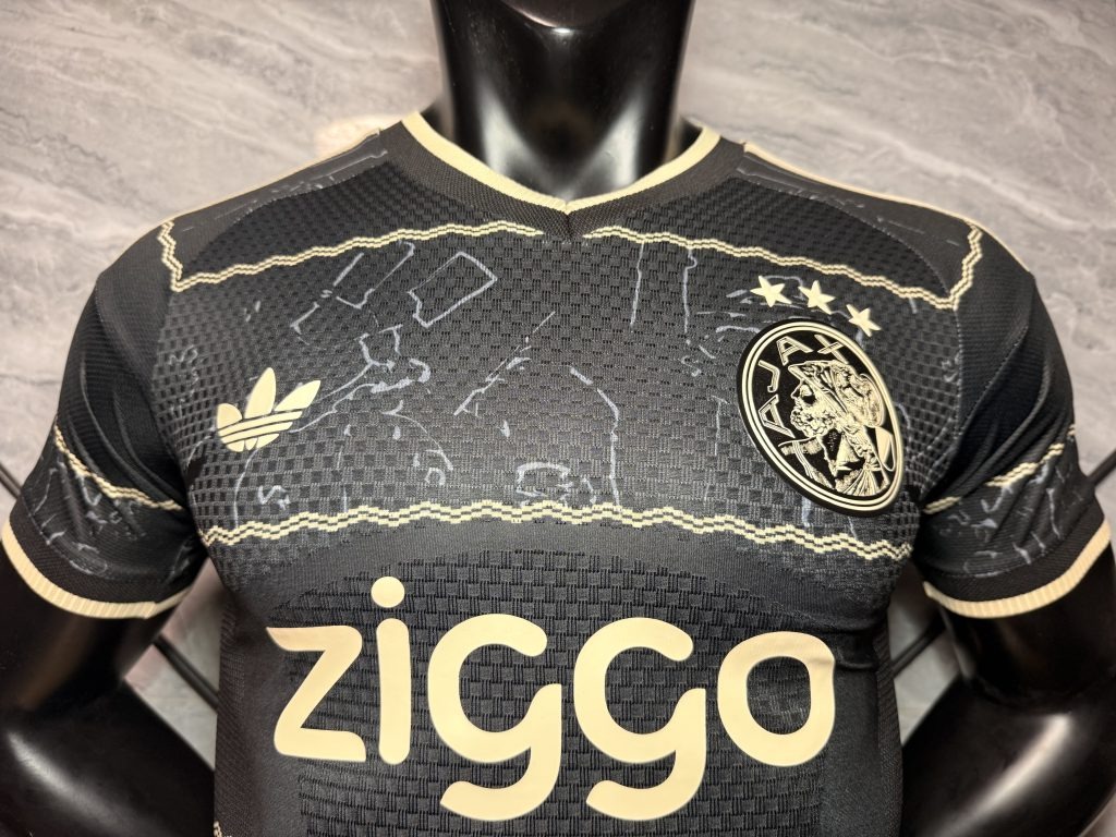 Camiseta Negra Ajax 2026-2027 Segunda Equipacion Version Jugador - Imagen 3