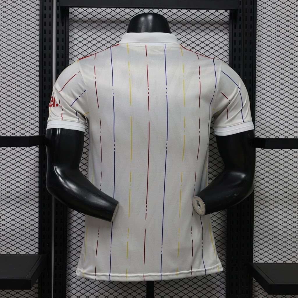Camiseta Blanca Arsenal 2026-2027 Edicion Retro versión Jugador - Imagen 4