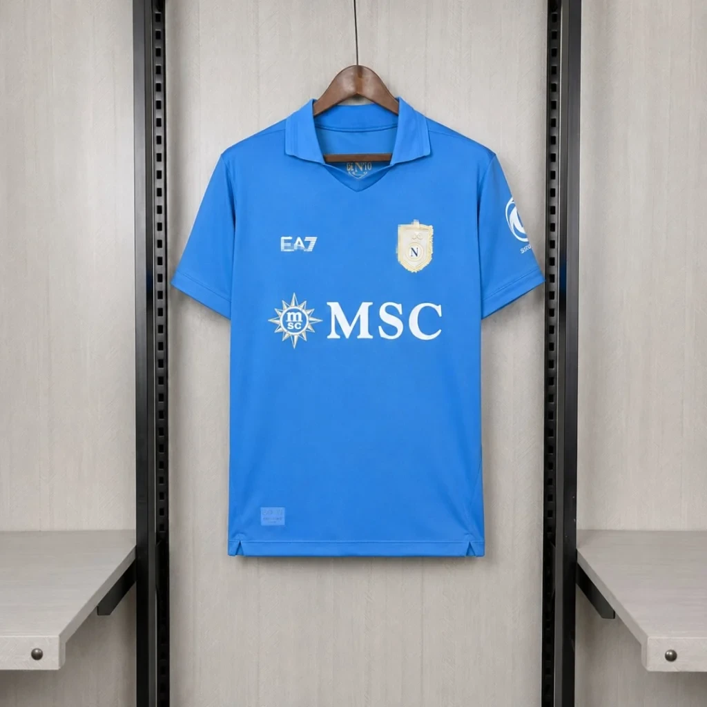 Camiseta Napoli 2026-2027 Centenario primera equipacion versión fan