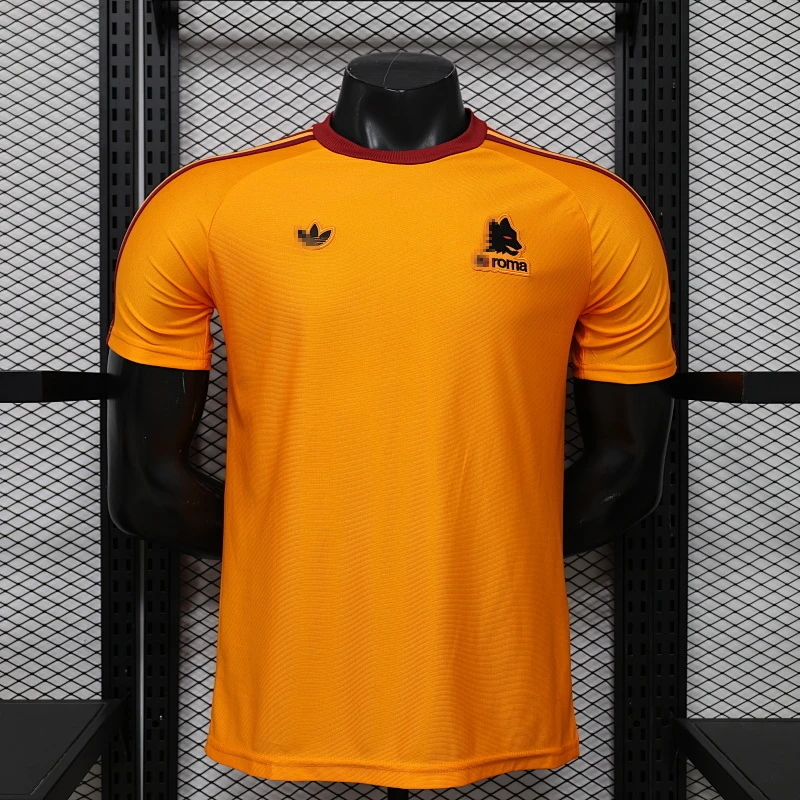 Camiseta AS Roma 2026-2027 naranja edición especial versión jugador