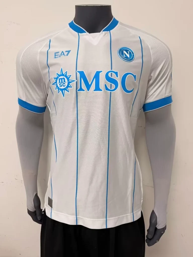 Camiseta blanca Napoli 2026-2027 segunda equipacion versión jugador
