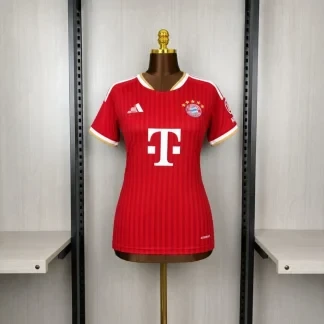 Camiseta Roja mujer Bayern Munich 2026-2027 Primera Equipación Versión Fan