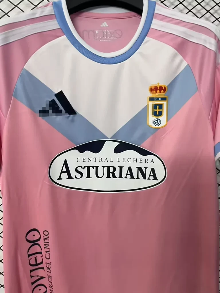 Camiseta Real Oviedo 2026-2027 rosa tercera equipacion version fan - Imagen 3