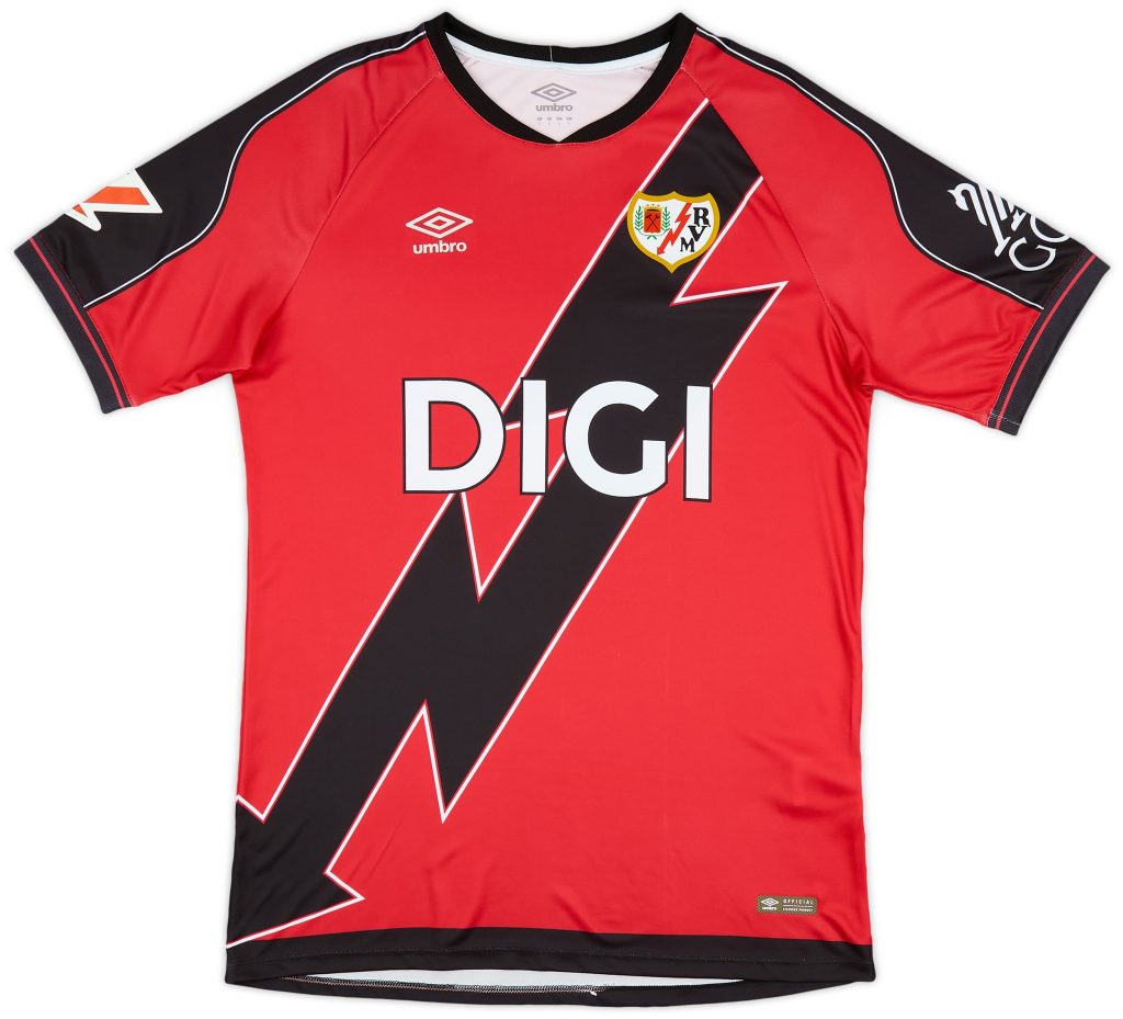 Segunda equipación de Rayo Vallecano 2025-26
