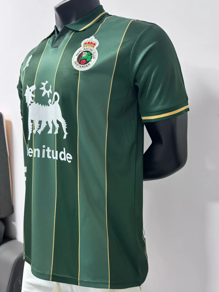 Camiseta Racing de Santander 2026-2027 Verde Segunda Equipacion Version Jugador - Imagen 2