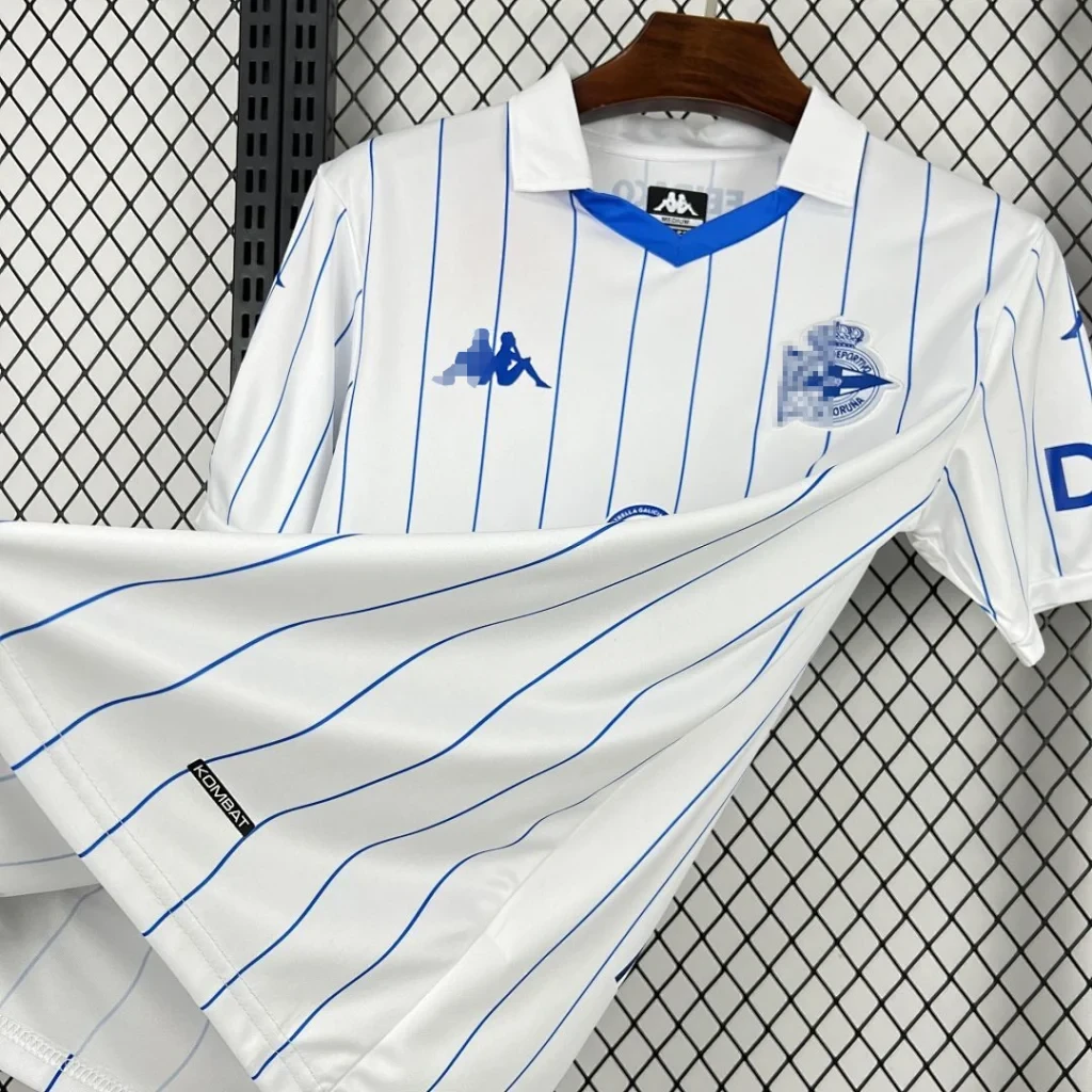 Camiseta Deportivo la Coruna 2026-2027 Blanco Edicion Retro versión fan - Imagen 3