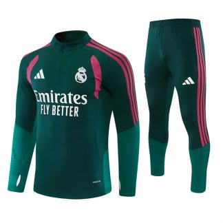 Conjunto Chandal niño/adulto Verde 2026-2027 Real Madrid Version Fan