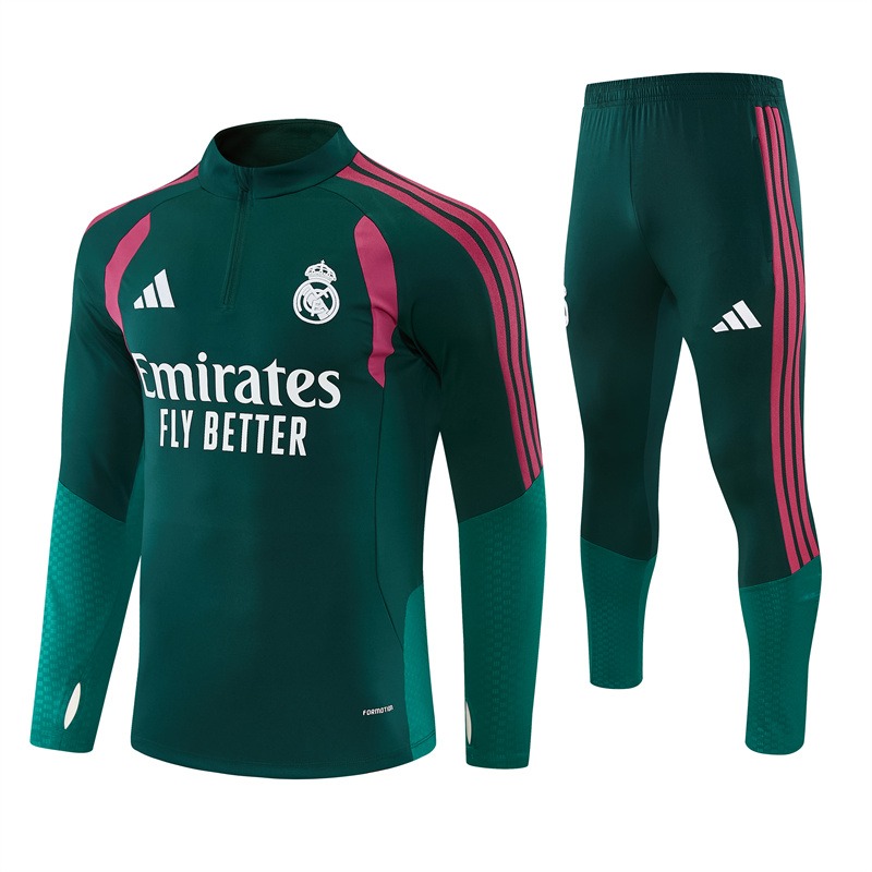 Conjunto Chandal niño/adulto Verde 2026-2027 Real Madrid Version Fan