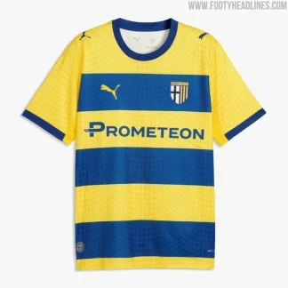 Camiseta Parma 2026-2027 amarillo/azul segunda equipacion version fan