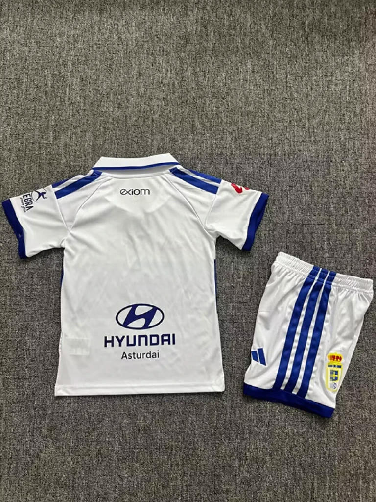 Conjunto niño Real Oviedo 2026-2027 Blanco Segunda equipacion - Imagen 2