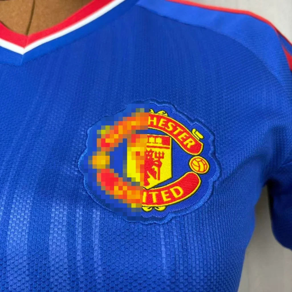 Camiseta mujer Manchester United 2026-2027 Azul Segunda Equipación Versión Fan - Imagen 4