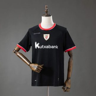 Camiseta Athletic Bilbao Negro 2026-2027 Segunda Equipacion Version Fan