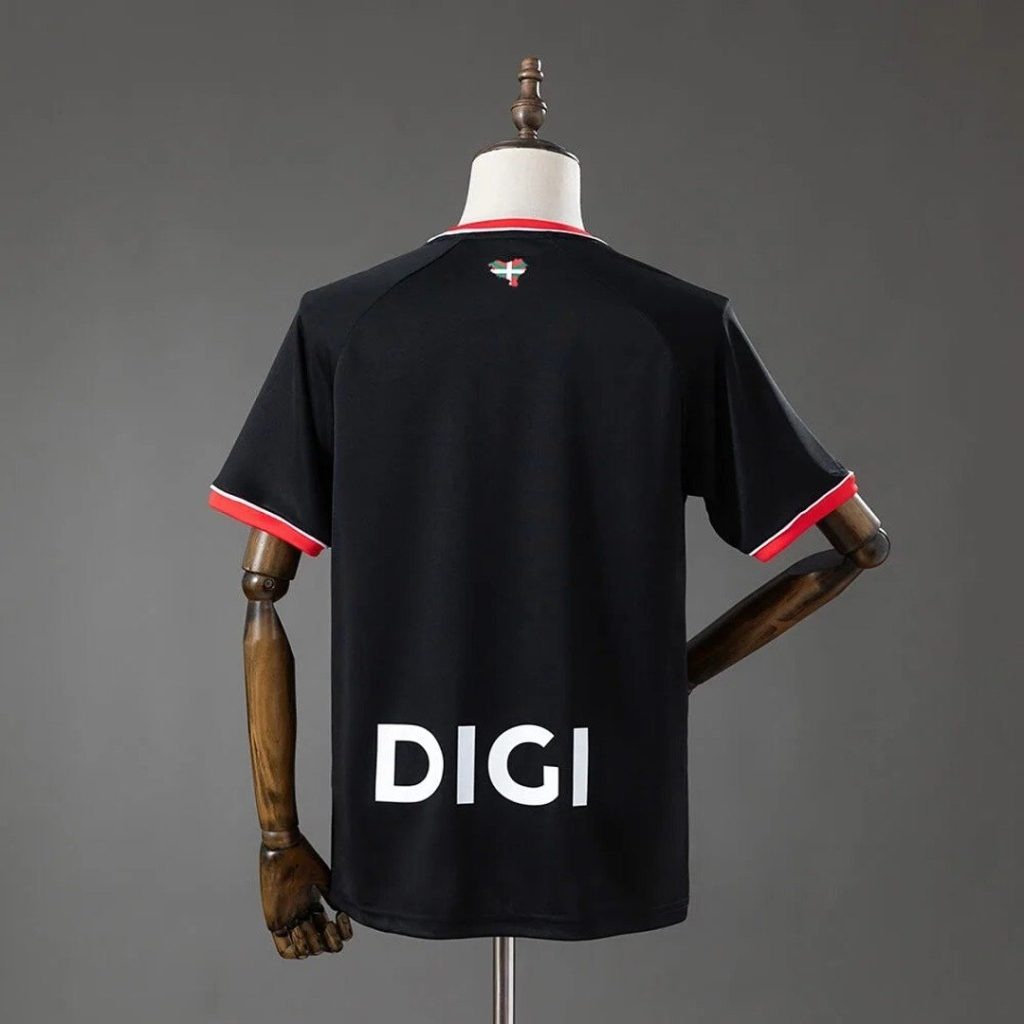 Camiseta Athletic Bilbao Negro 2026-2027 Segunda Equipacion Version Fan - Imagen 2