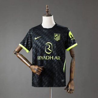 Camiseta Atlético Madrid Negro 2026-2027 Segunda Equipacion Version Fan