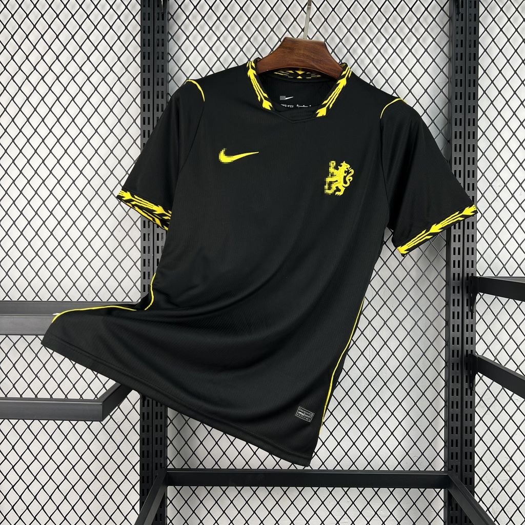 Camiseta Chelsea Negra 2026-2027 Segunda Equipacion Versión Fan