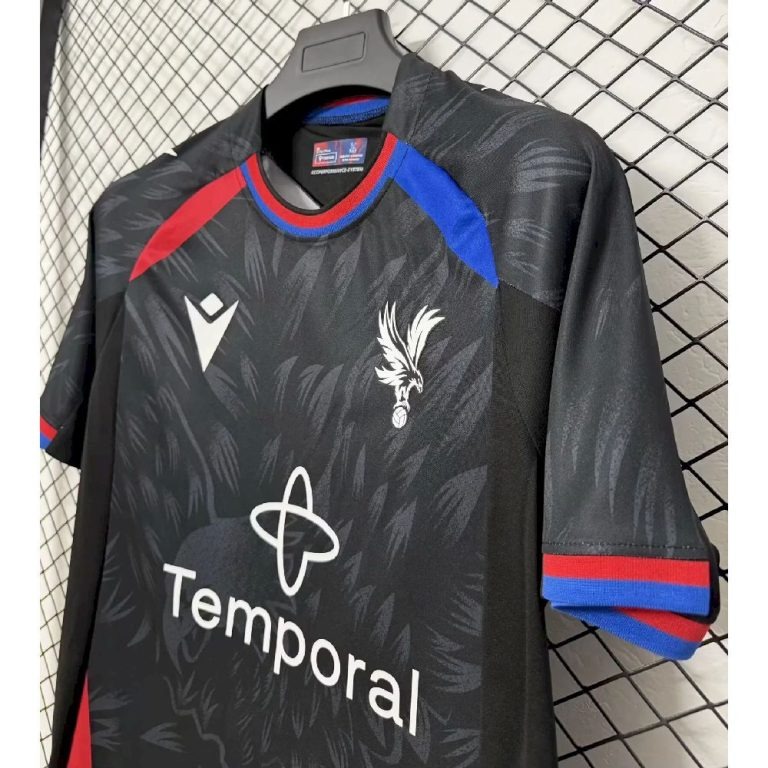 Camiseta Crystal Palace 2026-2027 negra segunda equipacion versión fan - Imagen 3