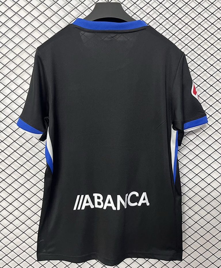 Camiseta Deportivo de la Coruna negra 2026-2027 segunda equipacion versión fan - Imagen 2