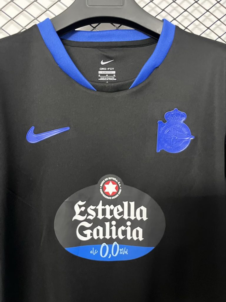 Camiseta Deportivo de la Coruna negra 2026-2027 segunda equipacion versión fan - Imagen 3